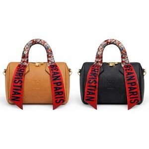 RED PARIS LETTER SCARF SKINNY SLIM SCARF HANDLE WRAP HUMMINGBIRD FLORAL TIE